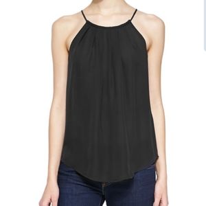 Joie Amarey Black Silk Top